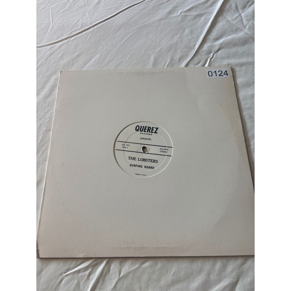 Querez Records The Lobsters Get Ready Surfing Board 12" Vinyl‎ JGL 3713 Good